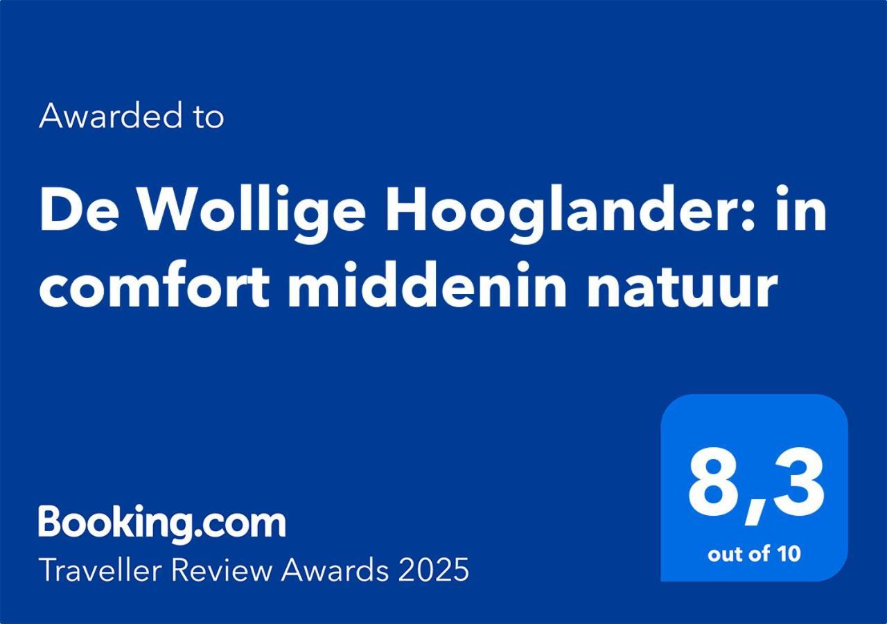 De Wollige Hooglander: In Comfort Middenin Natuur Otterlo Kültér fotó